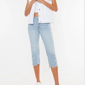 KanCan Women's Celene High Rise Capris Size 15/31